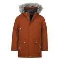 Trollkids - Kid's Nordkapp Jacket - Parka Gr 92 rot/braun