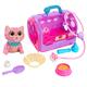 Disney Junior Doc McStuffins On-the-Go Pet Carrier and Accessories – Whispers, 5.5-inch Plushie, Kids Toys for Ages 3 Up by Just Play