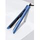 PYT Luxe Hair Straightener 1’’ Ceramic Flat Iron for Professional Styling. Dual Voltage 110/240, for Straighten, Curl or Wave.(Blue Topaz)