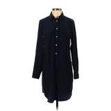 Gap Casual Dress - Shirtdress: Blue Dresses - Women's Size X-Small