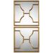 Uttermost Misa 24" Square Antique Gold Wall Mirrors Set of 2
