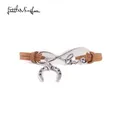 Extron Love Horsesmangez Bracelet pour femme breloque sabot de cheval bracelets et bracelets faits