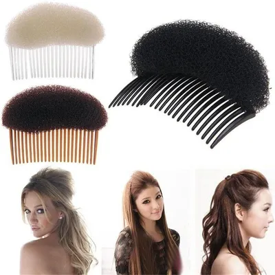 Outil de tresse de chignon pour femmes 1 pièce Clip éponge Portable à la mode accessoires de