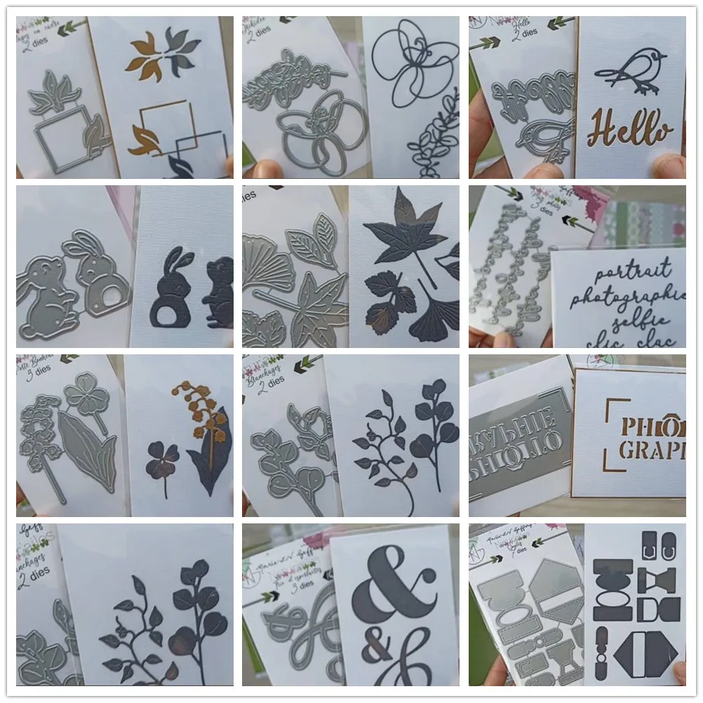 Nouveau matrice de découpe, sceau Transparent pour bricolage, Scrapbooking/fabrication de cartes A6011