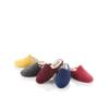 Pantoffel CLASSIC, Damen, Gr. 37, gelb (gelb, beige), Textil, Schuhe Hausschuh Pantoffeln
