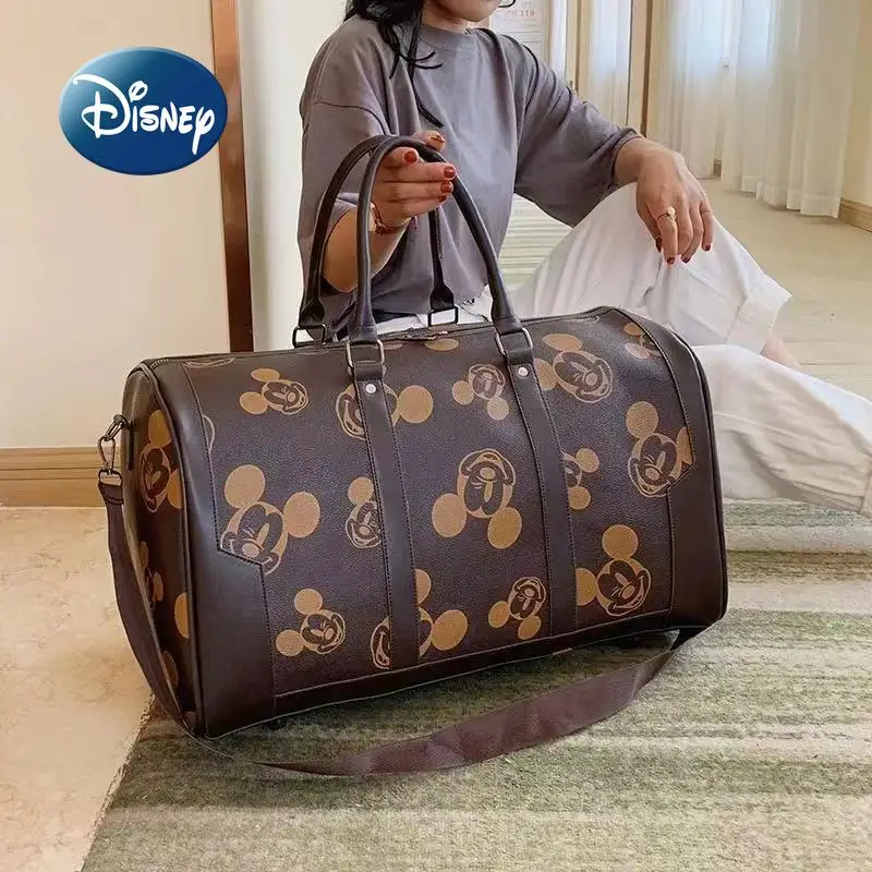 Disney Mickey nouvelle mode femmes sac fourre-tout de voyage hommes et femmes sac à bagages grande capacité une épaule sac de messager
