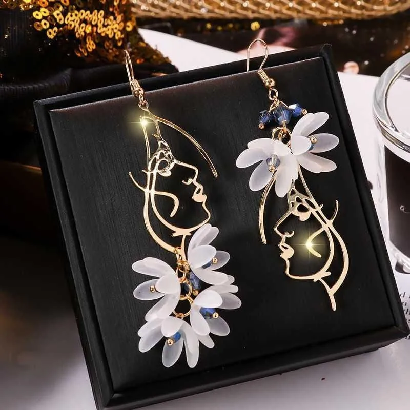 Nouvelle fleur bohême boucles d
