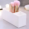 Boîte de rangement en acrylique pour pinceaux à ongles table de maquillage porte-pinceau sac de