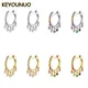 KEYOUNUO boucles d'oreilles en or et argent pour femmes boucles d'oreilles pendantes en Zircon