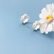 Boucles d'oreilles marguerite en forme de fleur de soleil pour femmes et filles accessoires de