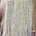 Coquille naturelle perlée blanche forme ronde artisanat coquille perles en vrac pour la fabrication
