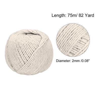 Twine Packing String Wrapping Cotton Twine 75M Rope for Gift Wrapping