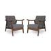 Chabani Mid-Century Modern Accent Chairs (Set of 2) by Christopher Knight Home