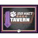 Black Clemson Tigers 12'' x 16'' Personalized Framed Neon Tavern Print