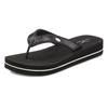 Badezehentrenner VENICE BEACH, Damen, Gr. 43, schwarz, Obermaterial: 100% Textilmaterial. Futter: 100% Textilmaterial. Decksohle: 100% Synthetik. Laufsohle: 100% Synthetik, Glitzer, unifarben, casual, Schuhe, Sandale, Pantolette, Badeschuh...