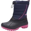 Winterstiefel KANGAROOS "K-Ben", Damen, Gr. 39, blau (navy, pink), Synthetik, Textil, sportlich, Schuhe, Snowboots, Winterboots, Winterschuhe, wasserabweisend