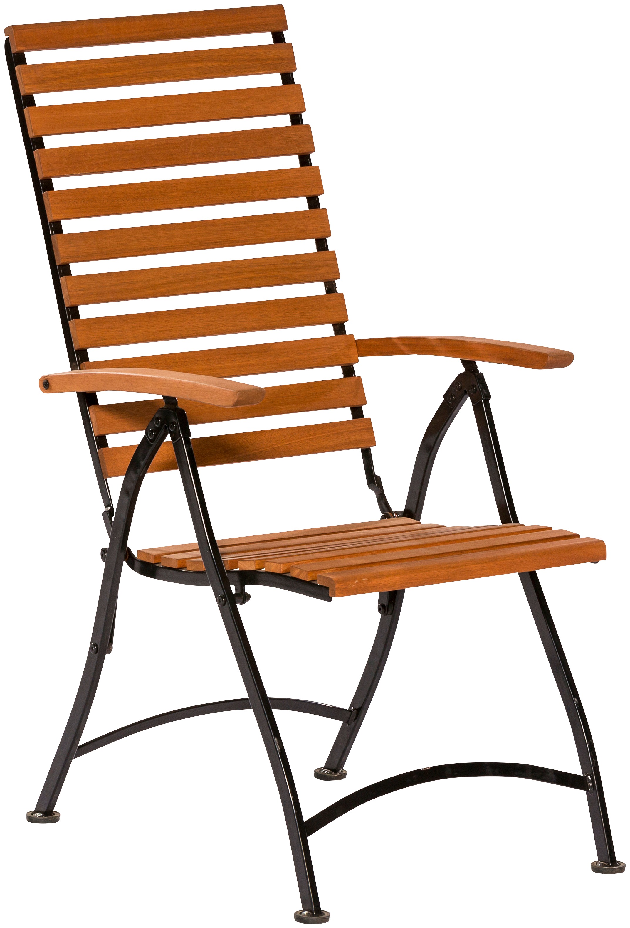 Gartensessel MERXX, braun, B:76cm H:110cm T:55cm, Sessel, Eukalyptusholz, klappbar, verstellbar, braun