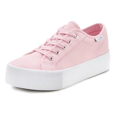 Sneaker LASCANA, Damen, Gr. 36, rosa (rose), Obermaterial: 100% Textilmaterial. Futter: 100% Textilmaterial. Decksohle: 