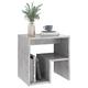 Susany Bed Cabinet, Nightstand, Bedside Cabinet, Bedside Table, Bedroom Chest of Drawers, Side Table Storage Unit, for Bedroom Living Room, Concrete Grey 40x35x62.5 cm Chipboard