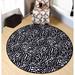 Black 24 x 0.5 in Area Rug - Everly Quinn Animal Print Black Indoor/Outdoor Area Rug Nylon | 24 W x 0.5 D in | Wayfair