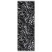 Black 24 x 0.5 in Area Rug - Everly Quinn Animal Print Black Indoor/Outdoor Area Rug Nylon | 24 W x 0.5 D in | Wayfair
