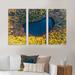 Millwood Pines Ariel View of Mountain Lake in the Woods - 3 Piece Floater Frame Print on Canvas in White | 20 H x 36 W x 1 D in | Wayfair