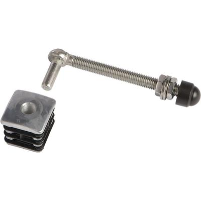 Locinox - Torbandset für Gartentore, M12, Länge 130 mm, für Vierkantrohr, Edelstahl Image