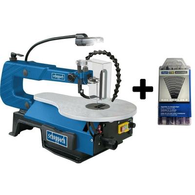 Scheppach - dekupiersäge weihnachtsgeschenk SD1600V + kit 60 sägeblätter Image