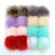 Pompon en Fausse Fourrure de Renard Multicolore 8/10/12/15cm Vente en Gros