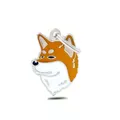Porte-clés pendentif chien uno Shiba Inu breloque porte-clés breloque collier porte-clés de