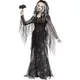 Costume d'Halloween de Sorcière Gothique pour Femme Robe de Mariée Fantôme Effrayante Zombie