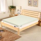 3 inch Bed Mattress Topper Air Cotton for All Night's Comfy Soft Mattress Pad - Off-White