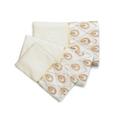 Seraphina 3-Pc Towel Set by POPULAR BATH in Beige Gold