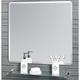 Showerdrape Trafalgar Square Frameless Bevelled Edges Large Small Wall Mounted Bathroom Mirror (45 x 45cm)