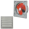 New Heavy Duty Industrial Commercial Metal Axial Extractor Ventilation Shutter Fan (12")