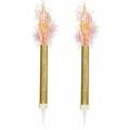 Ice Fountain Candles Roman Candle Indoor Safe Bulk Buy (Large Gold)