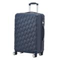 RMW Cabin Suitcase Hard Shell | Lightweight | 4 Dual Spinner Wheels | Trolley Cabin Bag | 20" Carry On Suitcase Luggage | Combination Lock | (Navy)