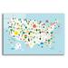 Trinx Fun USA Map by Ann Kelle - Unframed Print Plastic/Acrylic | 12 H x 16 W x 0.13 D in | Wayfair 3578C81C3B2044CFB4853B926EACE8FD