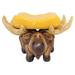 Millwood Pines Kevern Polyresin Whimsical Moose Bar Soap Dish/Soap Holder Resin in Brown | 3.75 H x 5.3 W x 4.3 D in | Wayfair