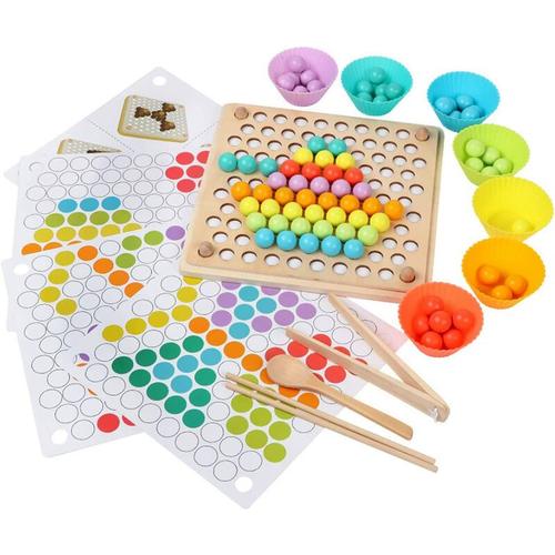 Montessori-Spiel, Holzspielzeug für Kinder, Montessori-Brett, Kinderpuzzle-Noten,