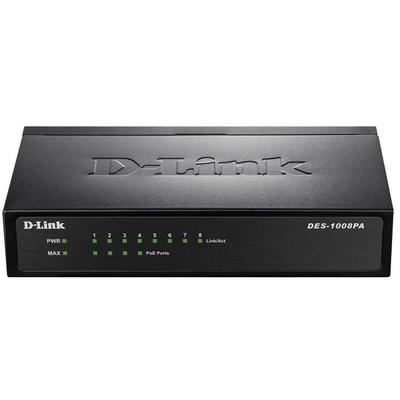 Dlink - Switch D-Link 8-port 10/100 4/15W max DES-1008PA