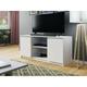 Luna - meuble tv - blanc - 120 cm - style contemporain - blanc - Blanc