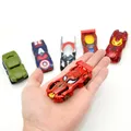 Figurines d'action Avengers Car Batmobile pour garçons modèle de course jouet en alliage