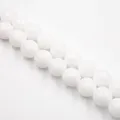 Pierre Naturelle en Onyx Blanc Perles de Jades 4-12mm pour Bijoux Collier à Breloques de