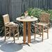 Rosemont Teak Outdoor Bar Table Set, 3 Piece - Grandin Road