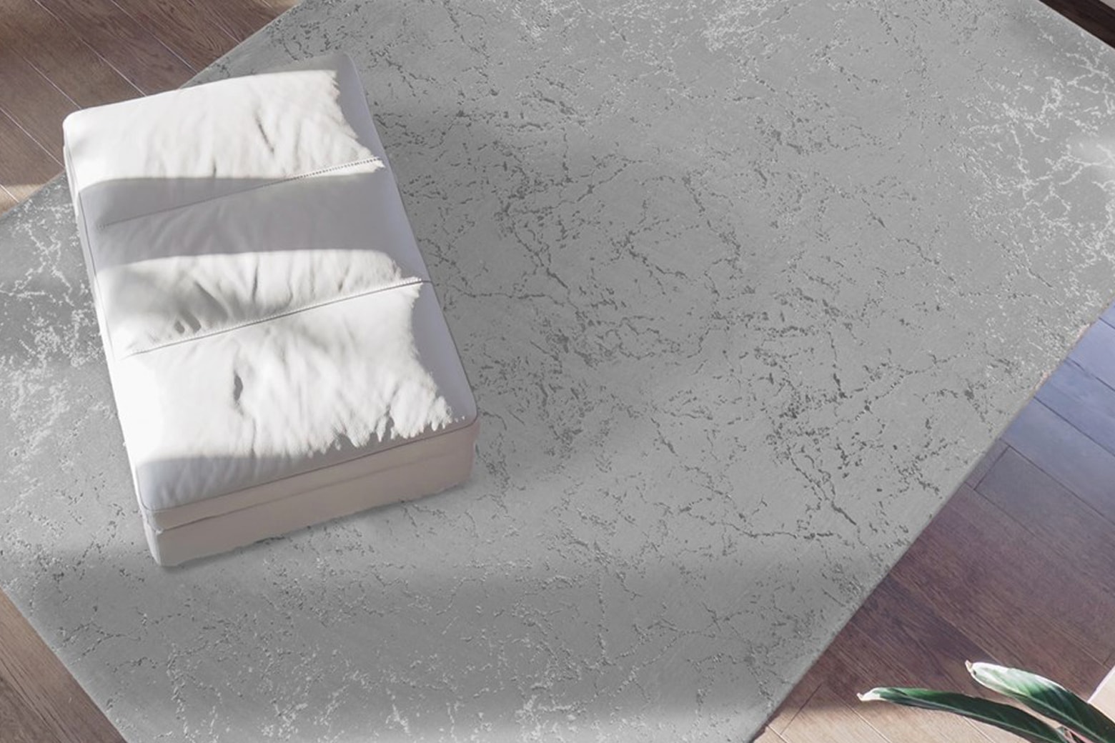 Teppich ME GUSTA "Bijou 225", grau (silberfarben, taupe), B:120cm H:20mm L:170cm, Polyester, Teppiche, Glanz Effekt, Wohnzimmer Image