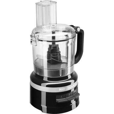 KITCHENAID Zerkleinerer "5KFP0719EBM SCHWARZ MATT", schwarz (matt schwarz), B:19,5cm H:39cm T:19,5cm, Zerkleinerer, 1,7-