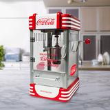 Nostalgia Coca-Cola 2.5-Oz. Kettle Popcorn Maker, Stainless Steel in Red/White | 19.5 H x 10 W x 12 D in | Wayfair CKKPTT25CR