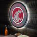 Evergreen Enterprises, Inc NCAA LED Round Lighted Wall Sign in Gray/Red | 23 H x 23 W x 0.25 D in | Wayfair 8LED998RD