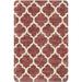 White 60 x 36 x 0.5 in Area Rug - Winston Porter Faux Wool Non-Slip Area Rug Distressed Area Rug Wine Red Wool | 60 H x 36 W x 0.5 D in | Wayfair